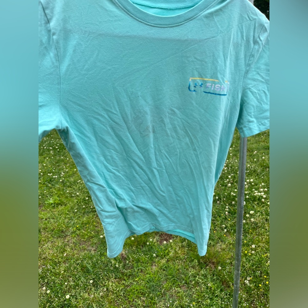 Youth L Under Armor fishing Tshirt